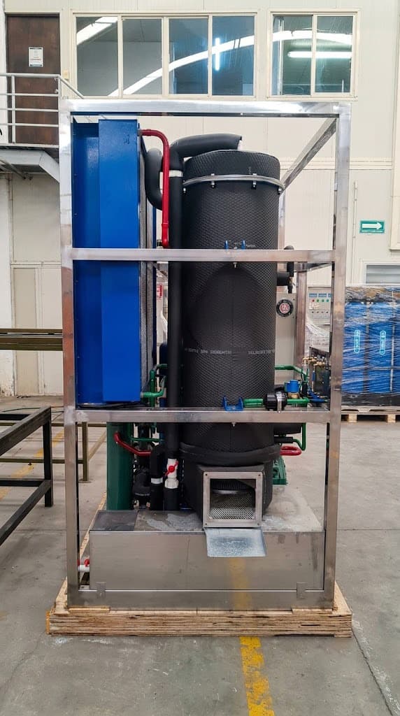 Máquina de hielo de tubo FastCold con PLC y pantalla táctil