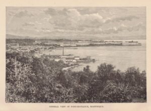 Una postal de Martinica del siglo XIX